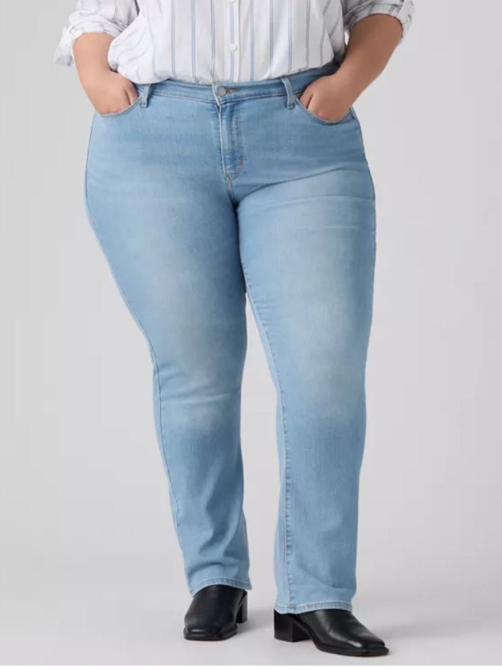 🌻NEW w/tags Levi's Plus Size Classic Straight Leg Jeans Size 24W (wide)